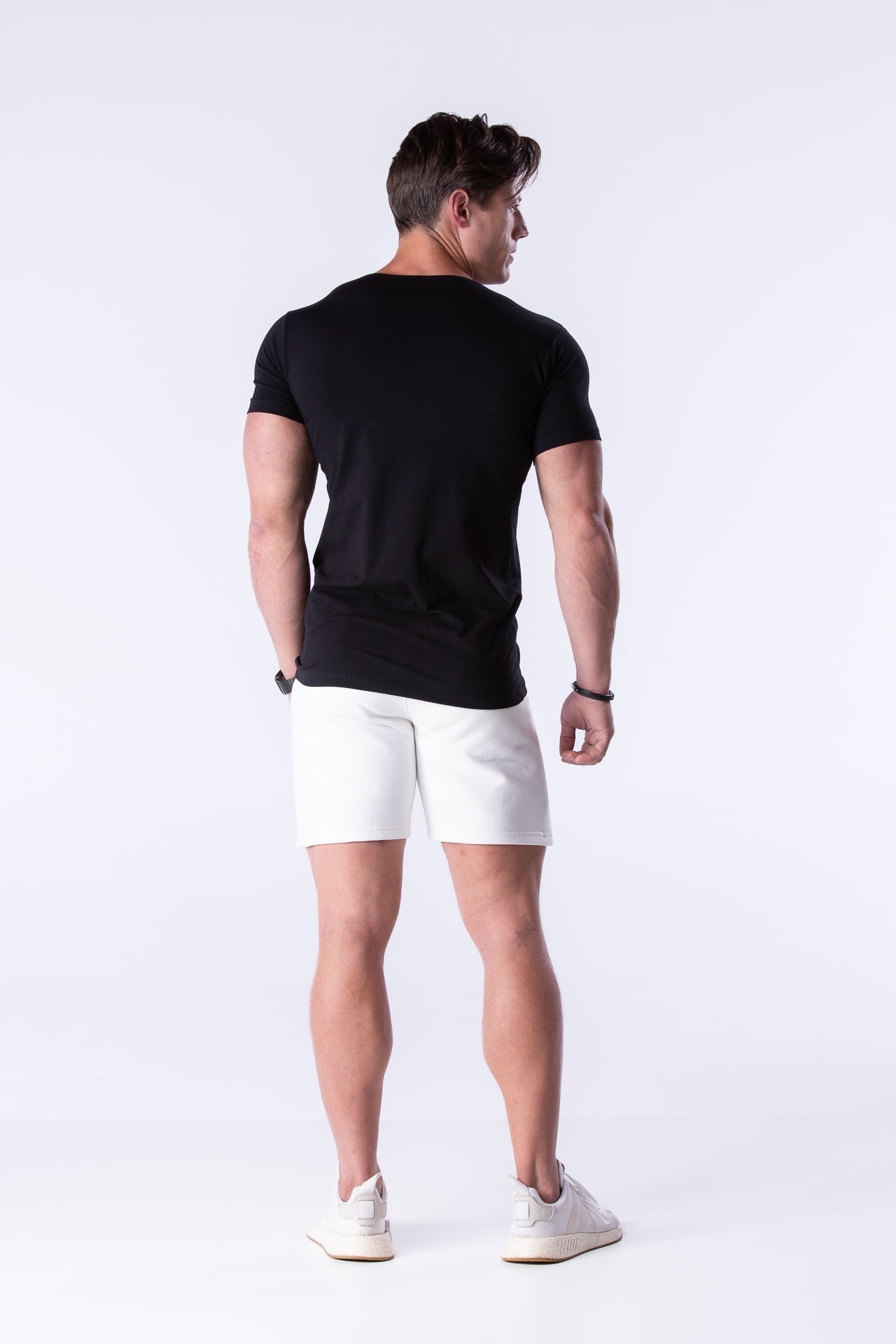 Slim Fit Army Cotton T-shirt Black