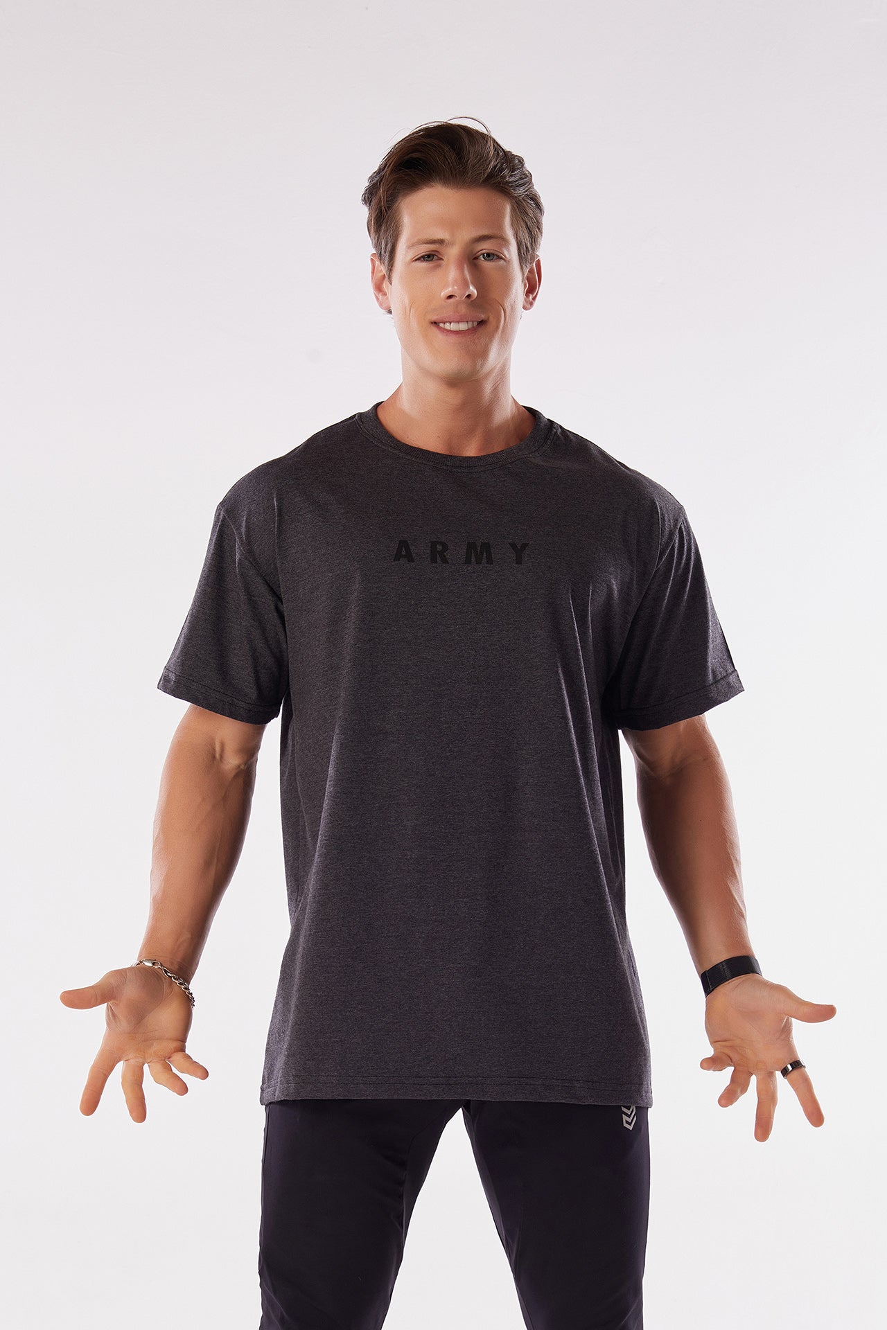 Oversize Premium Armyfit T-shirt Dark Grey