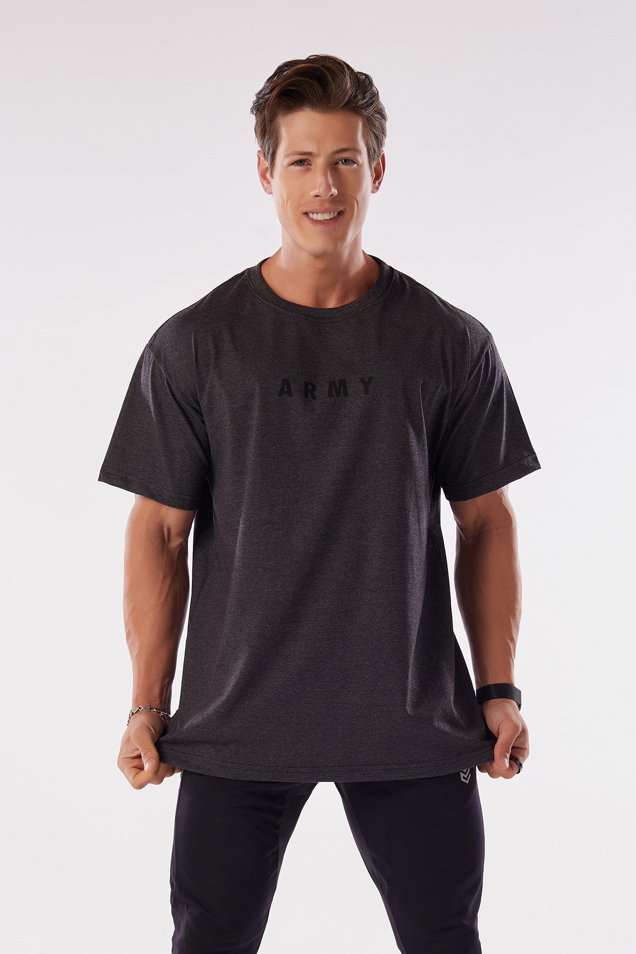 Oversize Premium Armyfit T-shirt Dark Grey