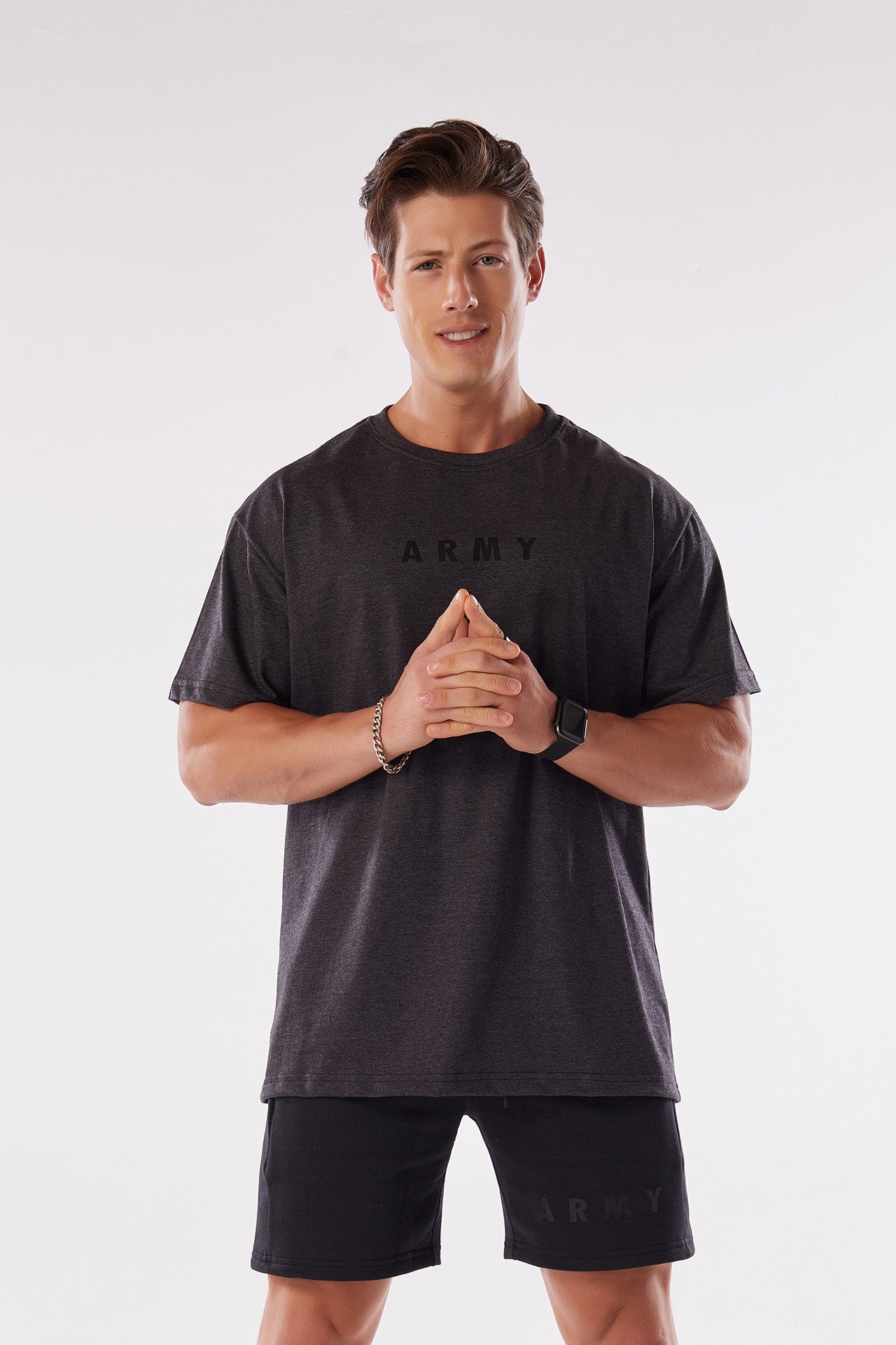 Oversize Premium Armyfit T-shirt Dark Grey