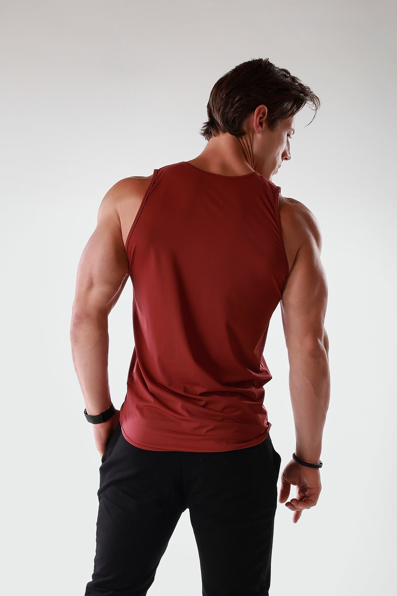 Dry Fit Fitness Tank Red