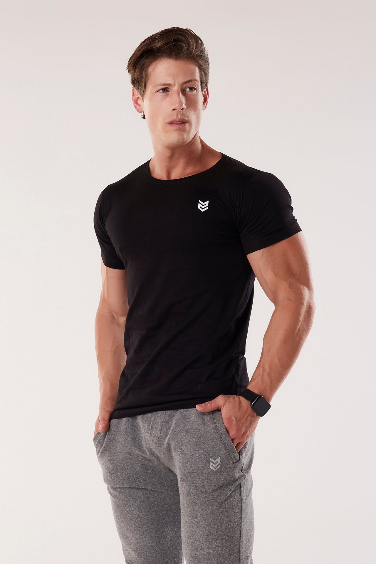 Cotton Premium Armyfit T-shirt Black